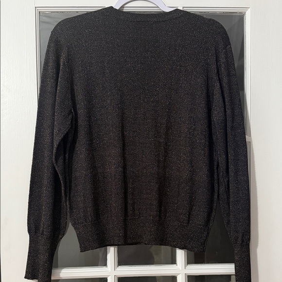 Worthington Black and gold glittery Button-Up Cardigan - Picture 6 of 6